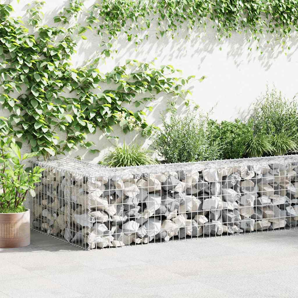 Gabion Basket Galvanised Steel 100x50x50 cm