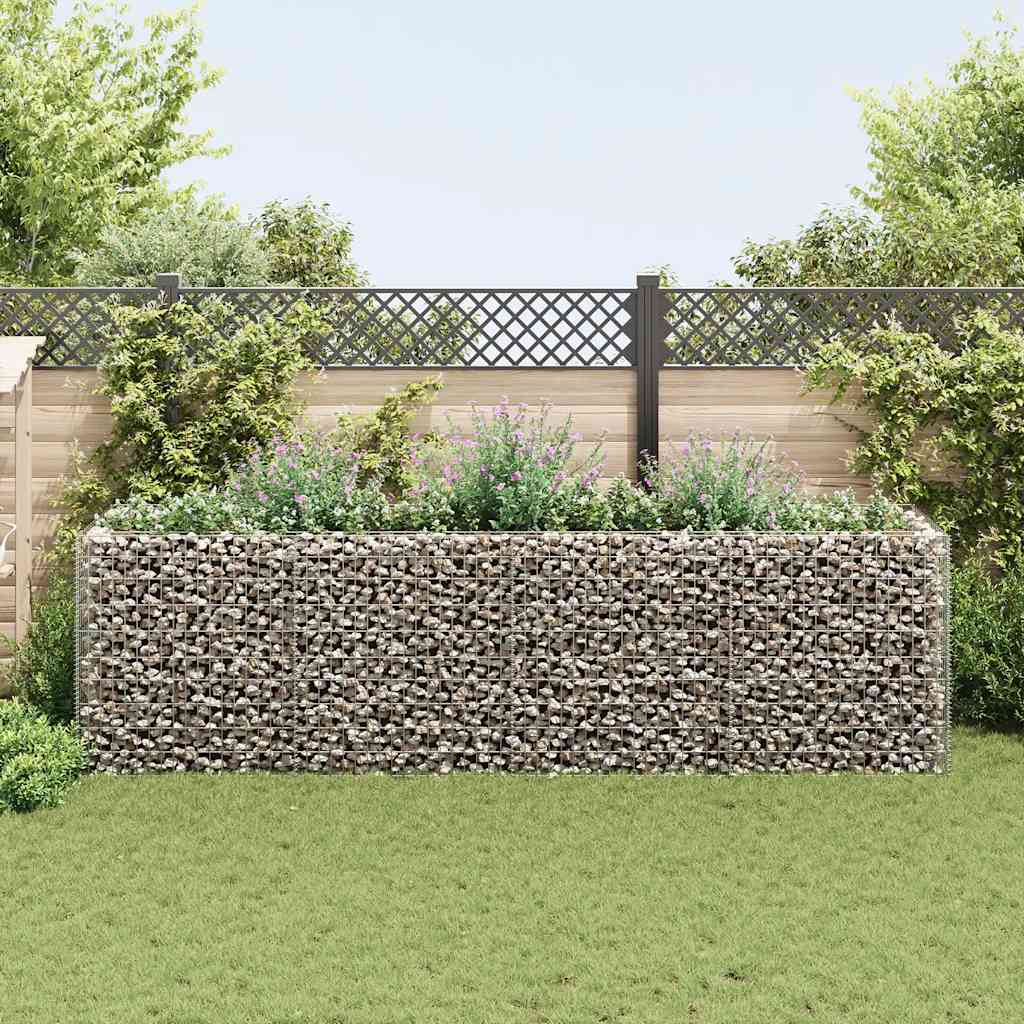 Gabion Raised Bed Steel 360x90x100 cm
