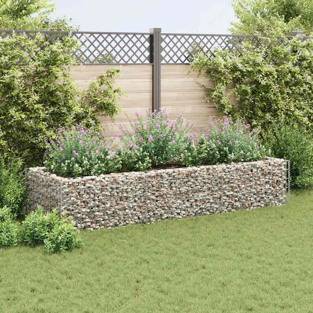 Gabion Raised Bed Steel 270x90x50 cm