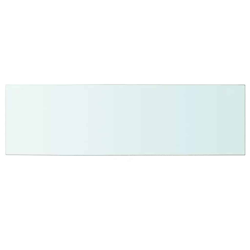 Shelf Panel Glass Clear 100x30 cm