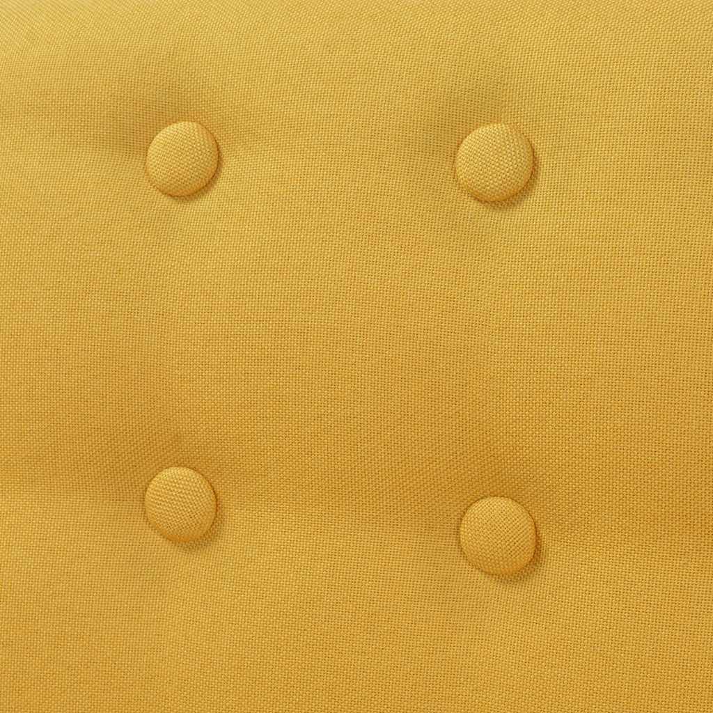 Armchair Yellow Fabric