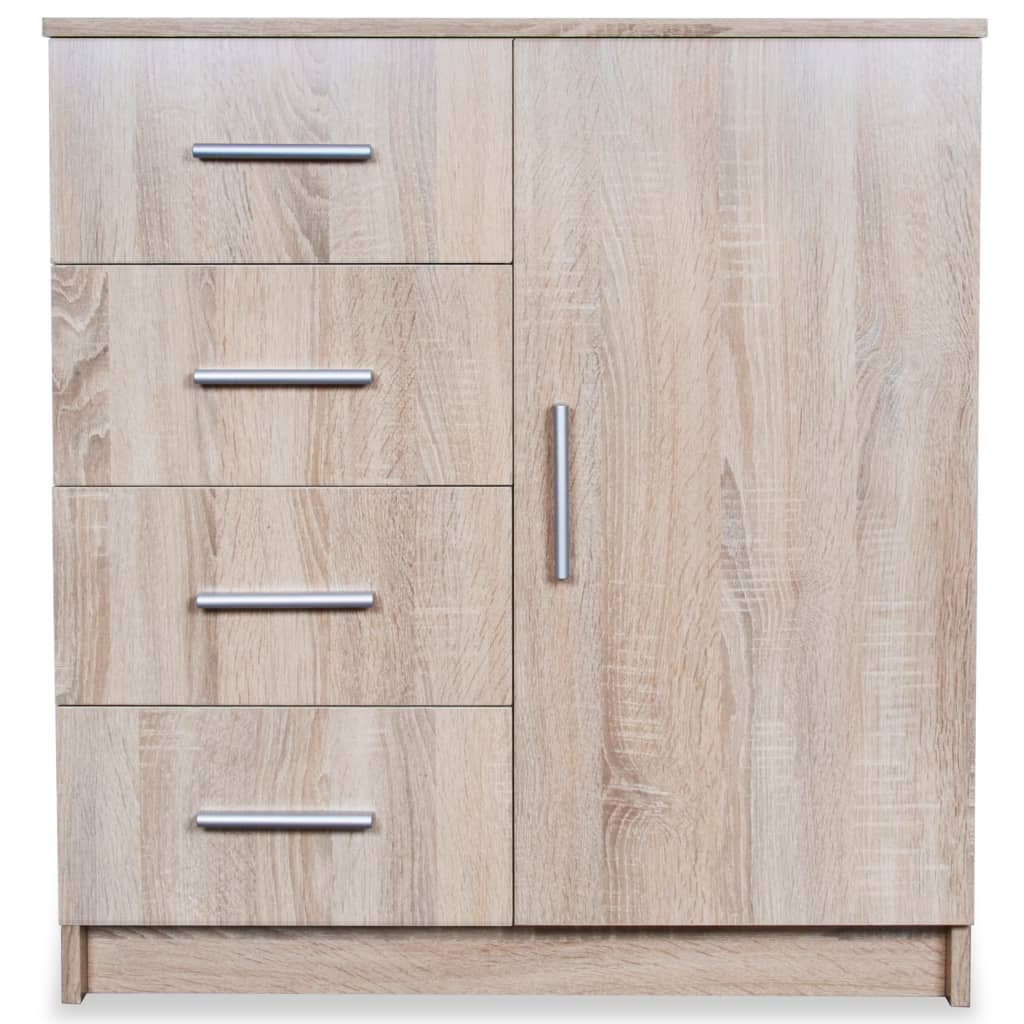 Sideboard Engineered Wood 79x35x88 cm Oak
