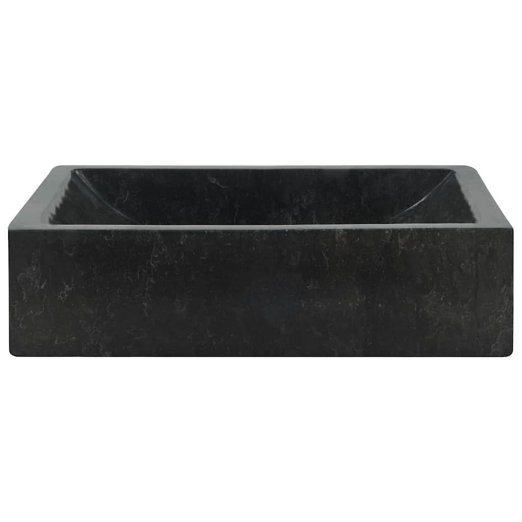 Sink 45x30x12 cm Marble High Gloss Black