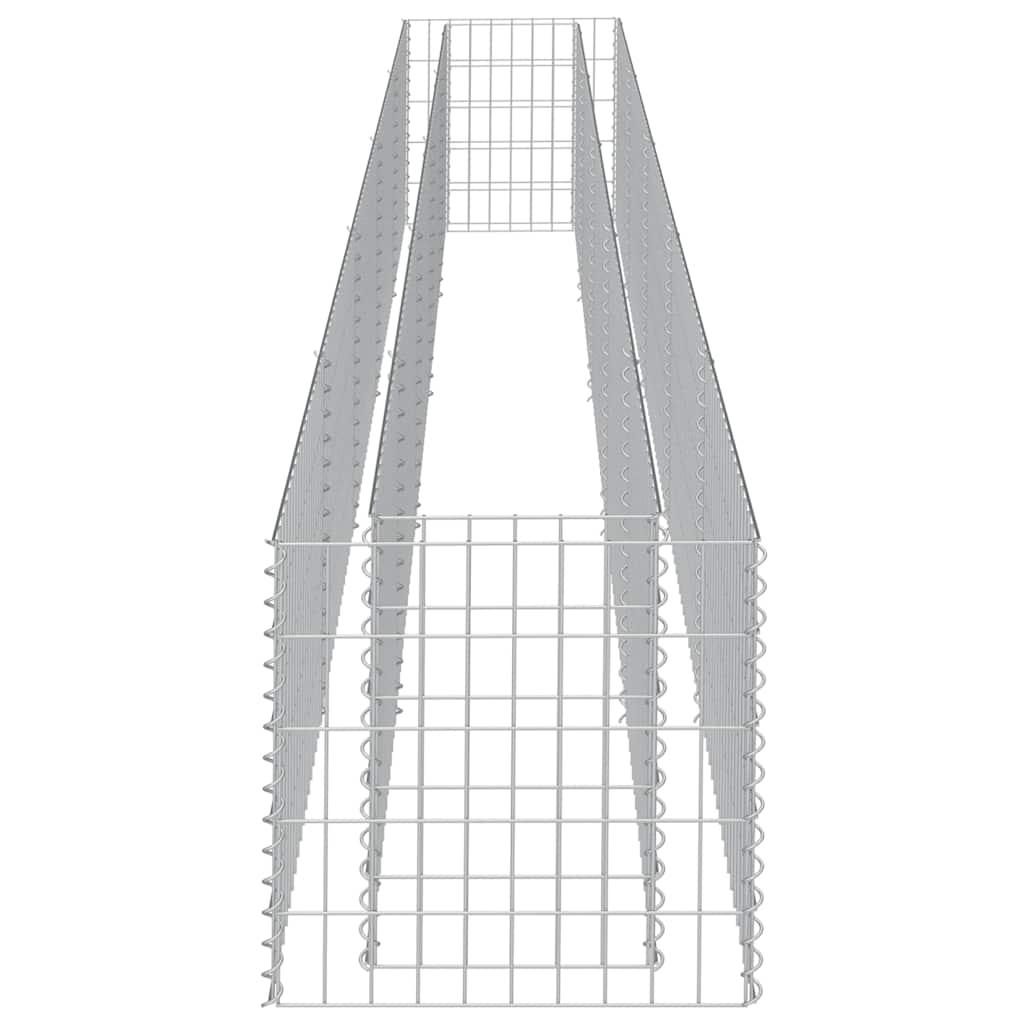 Gabion Raised Bed Galvanised Steel 450x50x50 cm