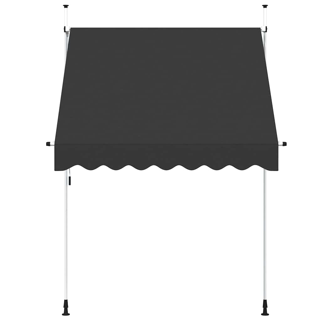 Manual Retractable Awning 200 cm Anthracite