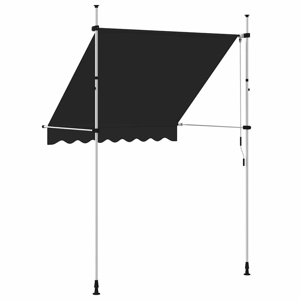 Manual Retractable Awning 200 cm Anthracite