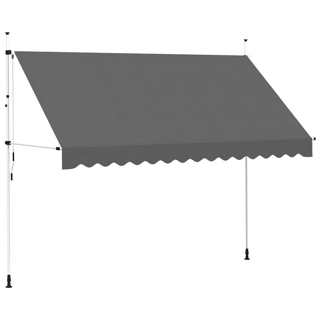 Manual Retractable Awning 350 cm Anthracite