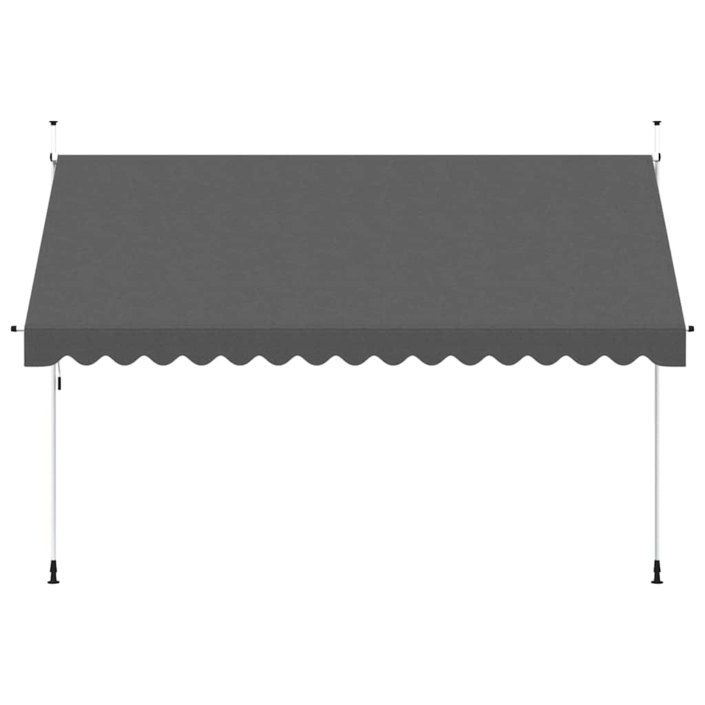Manual Retractable Awning 400 cm Anthracite