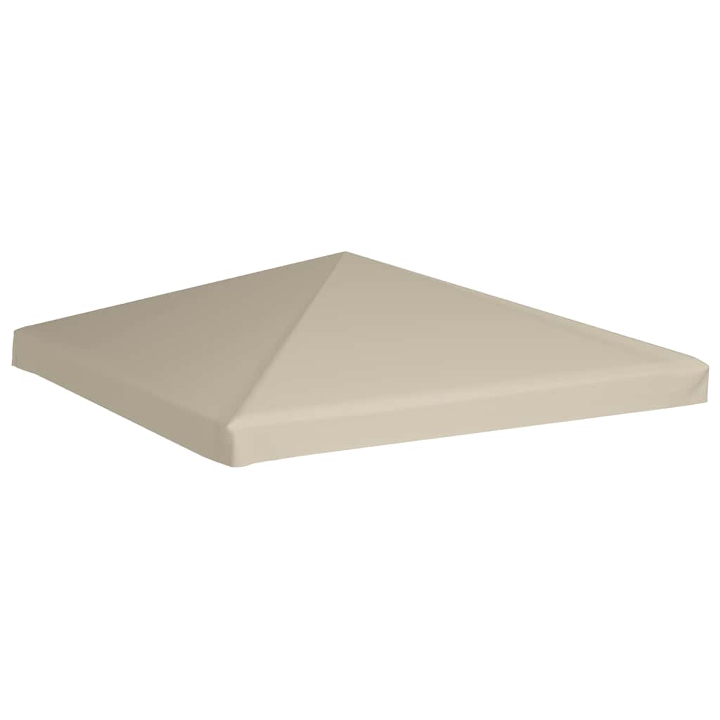 Gazebo Top Cover 310 g/m² 3x3 m Beige