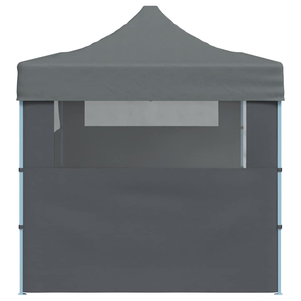 Folding Pop-up Partytent with Sidewalls 3x6 m Anthracite