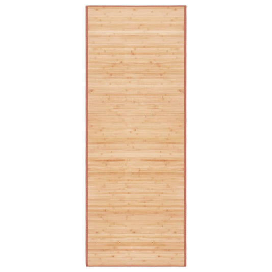 Rug Bamboo 80x200 cm Brown