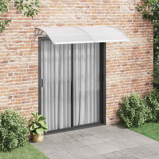 Door Canopy Grey 200x100 cm PC