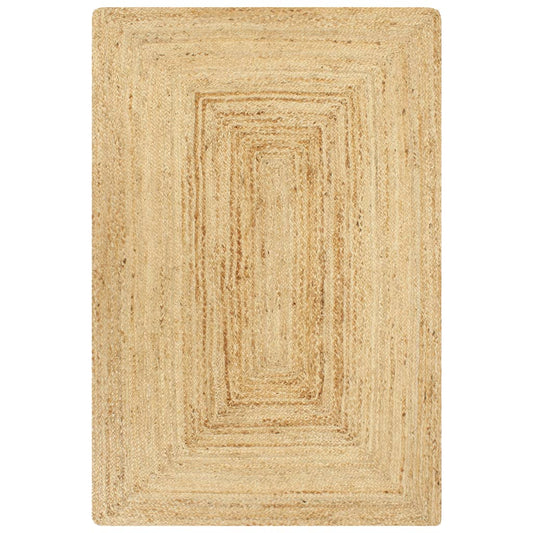 Handmade Rug Jute Natural 160x230 cm