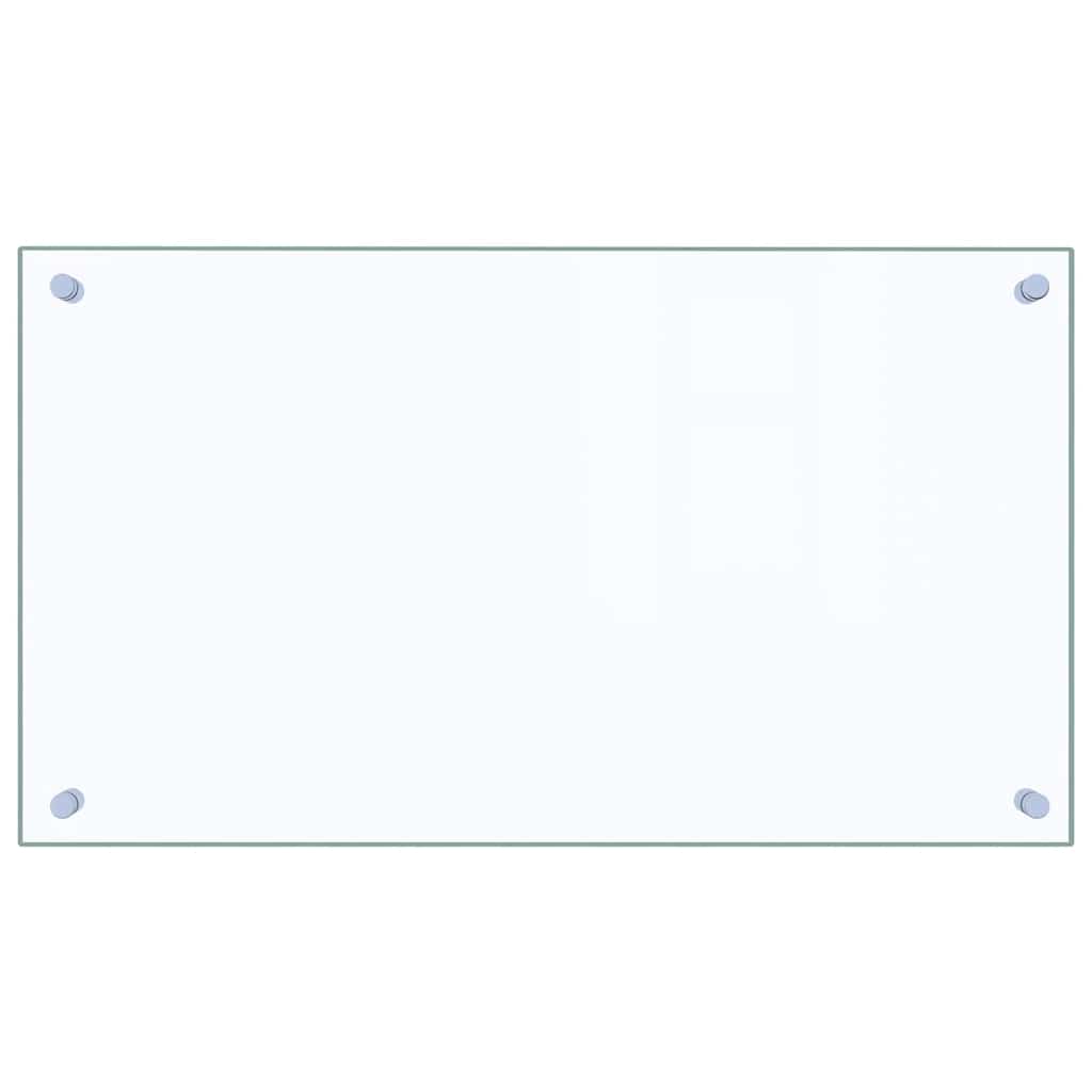 Kitchen Backsplash Transparent 70x40 cm Tempered Glass