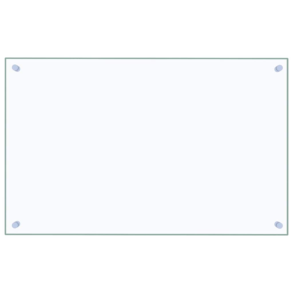 Kitchen Backsplash Transparent 80x50 cm Tempered Glass