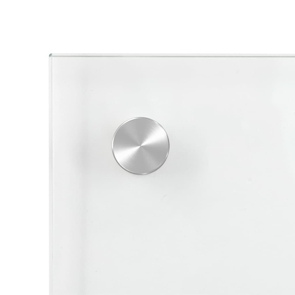 Kitchen Backsplash Transparent 80x60 cm Tempered Glass