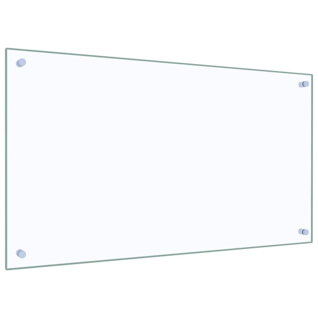 Kitchen Backsplash Transparent 90x50 cm Tempered Glass