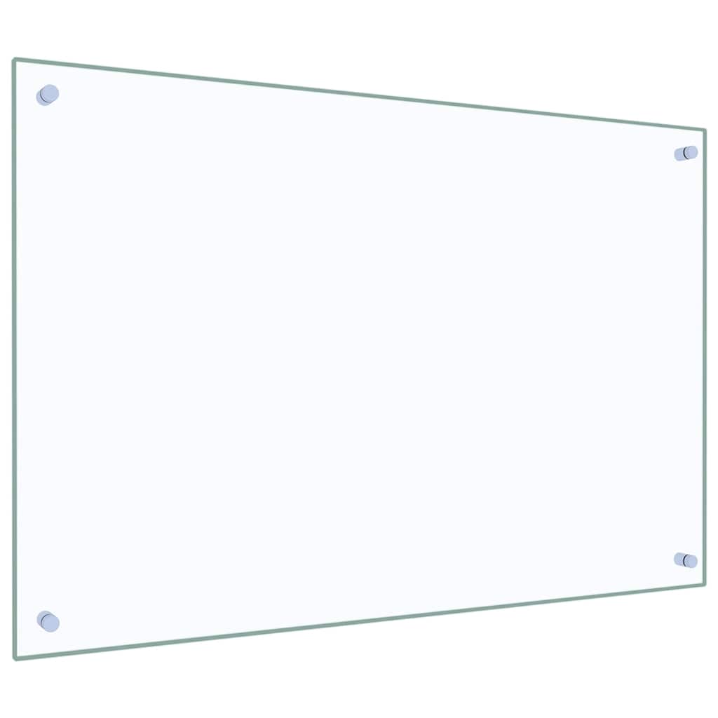 Kitchen Backsplash Transparent 90x60 cm Tempered Glass