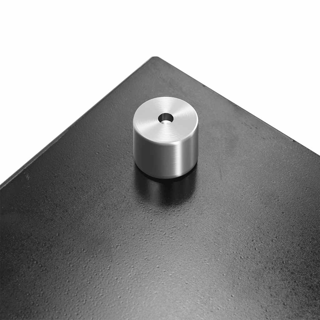 Kitchen Backsplash Black 70x50 cm Tempered Glass