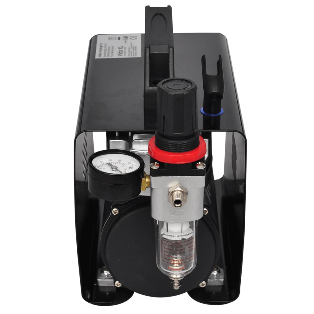 Airbrush compressor set with 3 pistols 255 x 135 x 220 mm