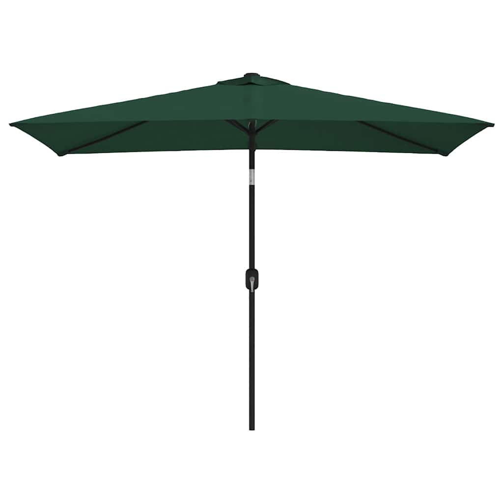 Garden Parasol 200 x 300 cm Green Rectangular