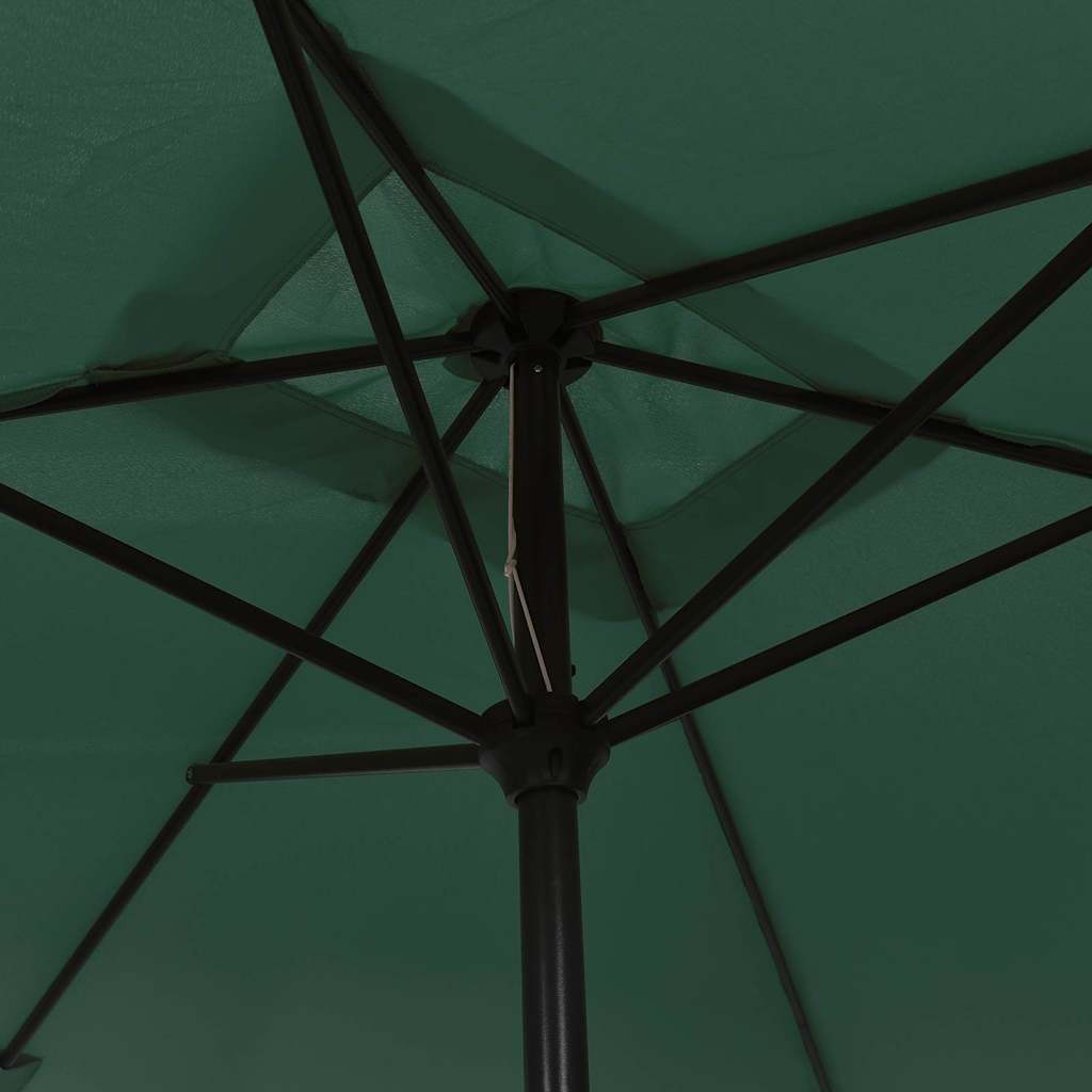 Garden Parasol 200 x 300 cm Green Rectangular