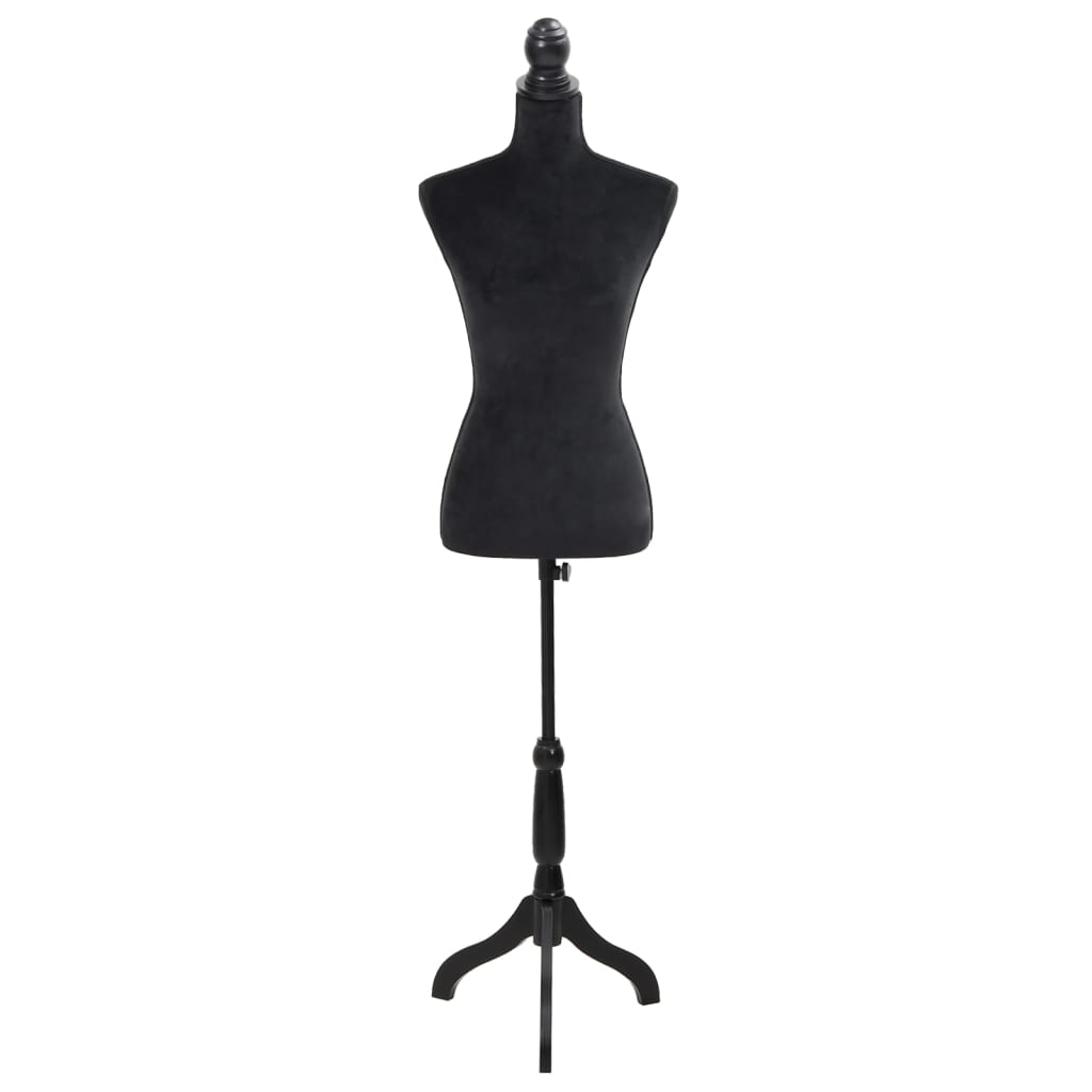 Ladies Bust Display Black Female Dressmakers Dummy Mannequin