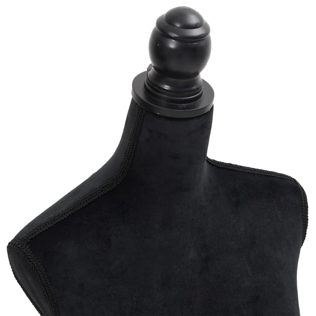 Ladies Bust Display Black Female Dressmakers Dummy Mannequin