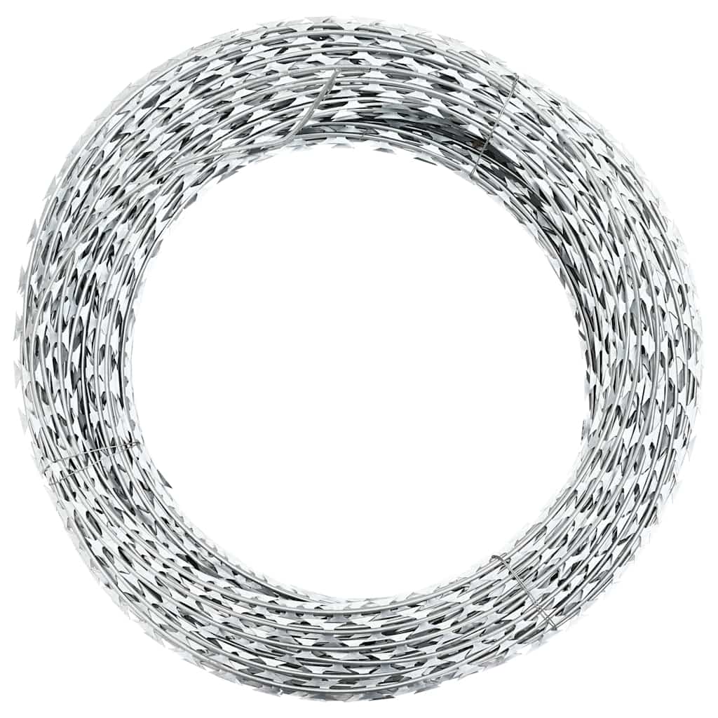 Razor Wire Helical Wire Roll Galvanised Steel 100 m