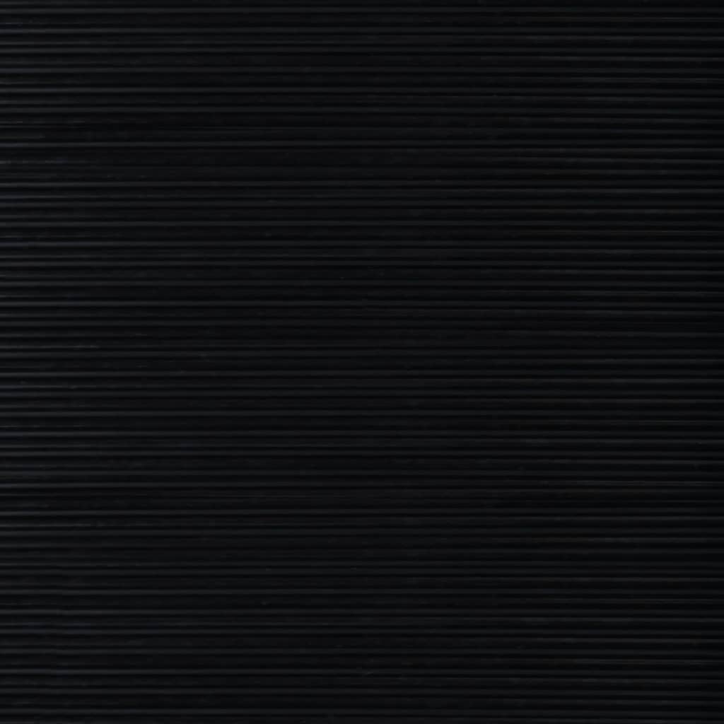 Rubber Floor Mat Anti-Slip 2 x 1 m Fine Ribbed
