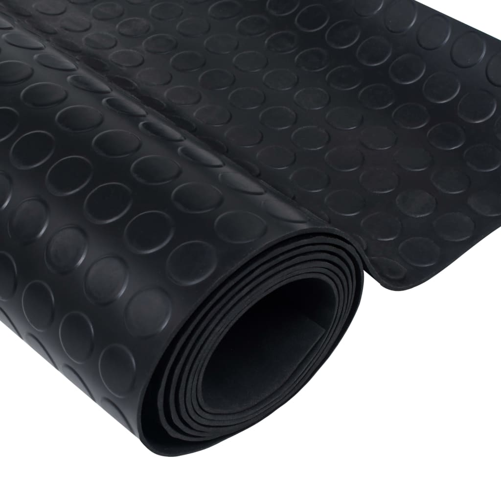 Rubber Floor Mat Anti-Slip with Dots 5 x 1 m