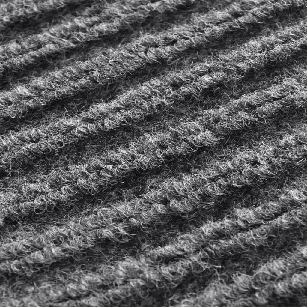 Grey PVC Door Mat 120 x 180 cm