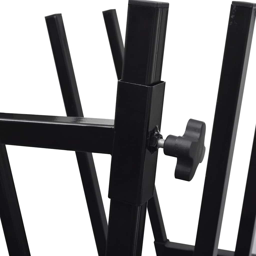 Black Powder-Coated Saw Horse for Woodworking