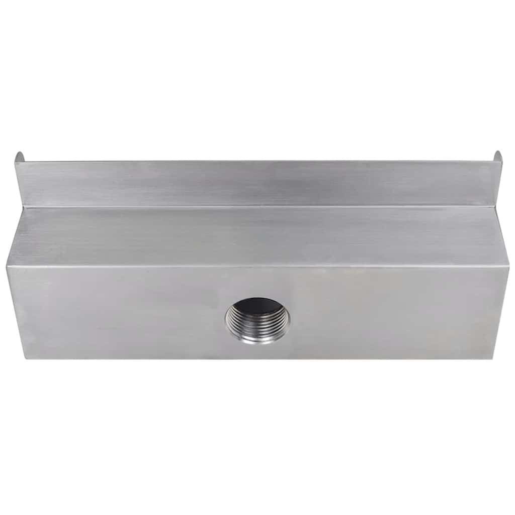 Rectangular Waterfall Pool Fountain Stainless Steel 30 cm