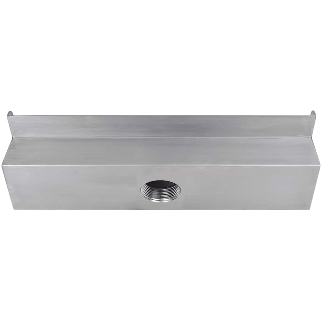 Rectangular Waterfall Pool Fountain Stainless Steel 45 cm