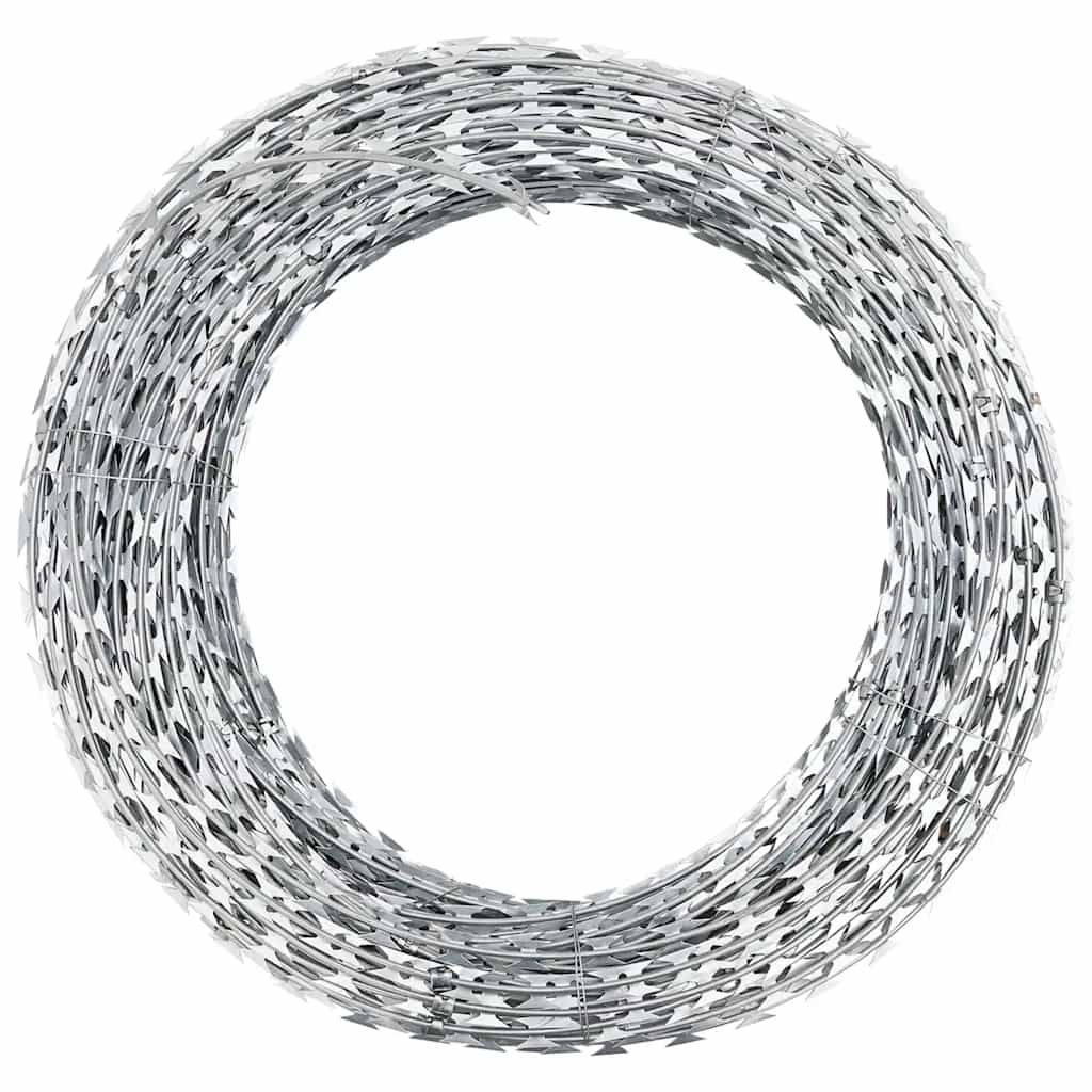BTO-22 Clipped Concertina Razor Wire Galvanised Steel 100 m