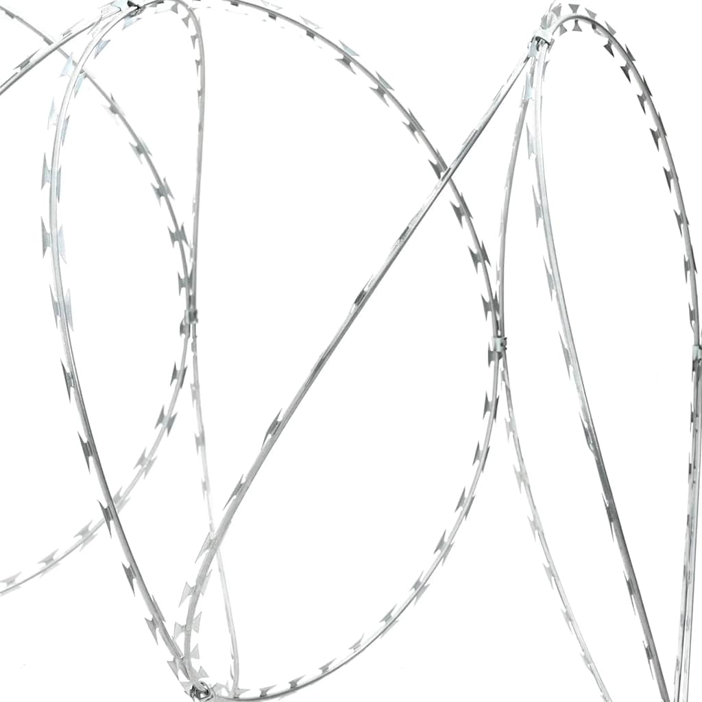 BTO-22 Clipped Concertina Razor Wire Galvanised Steel 150 m