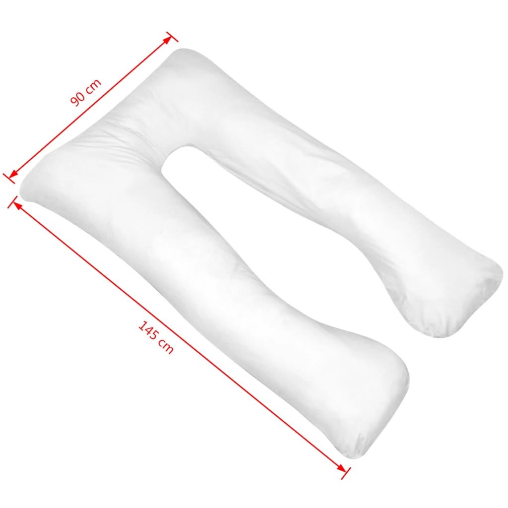 Pregnancy Pillow 90x145 cm White