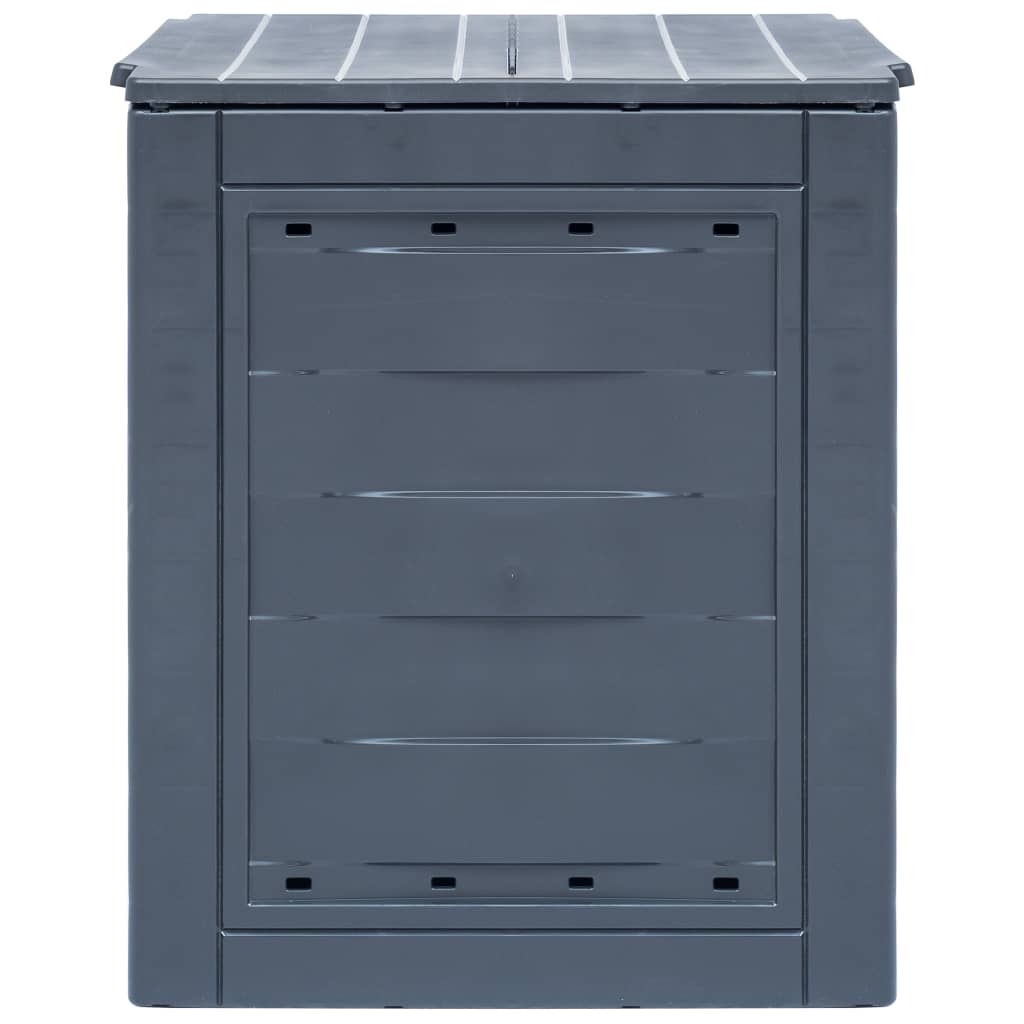 Garden Composter Grey 60x60x73 cm 260 L