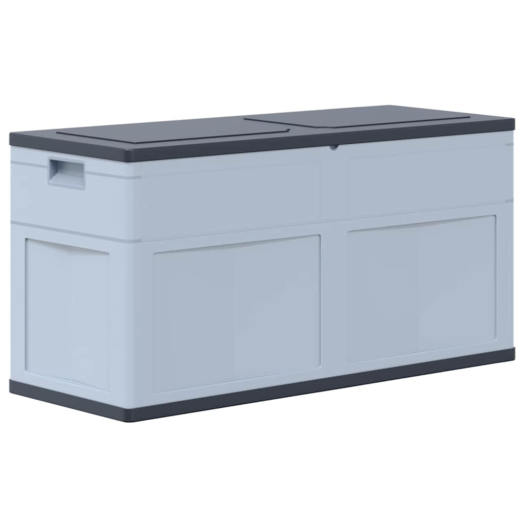 Garden Storage Box 320 L Grey Black
