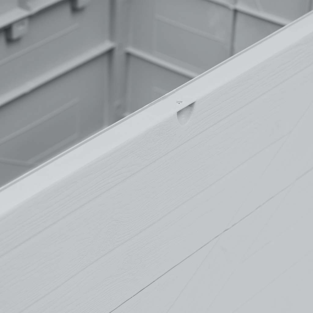 Garden Storage Box 420 L Light Grey