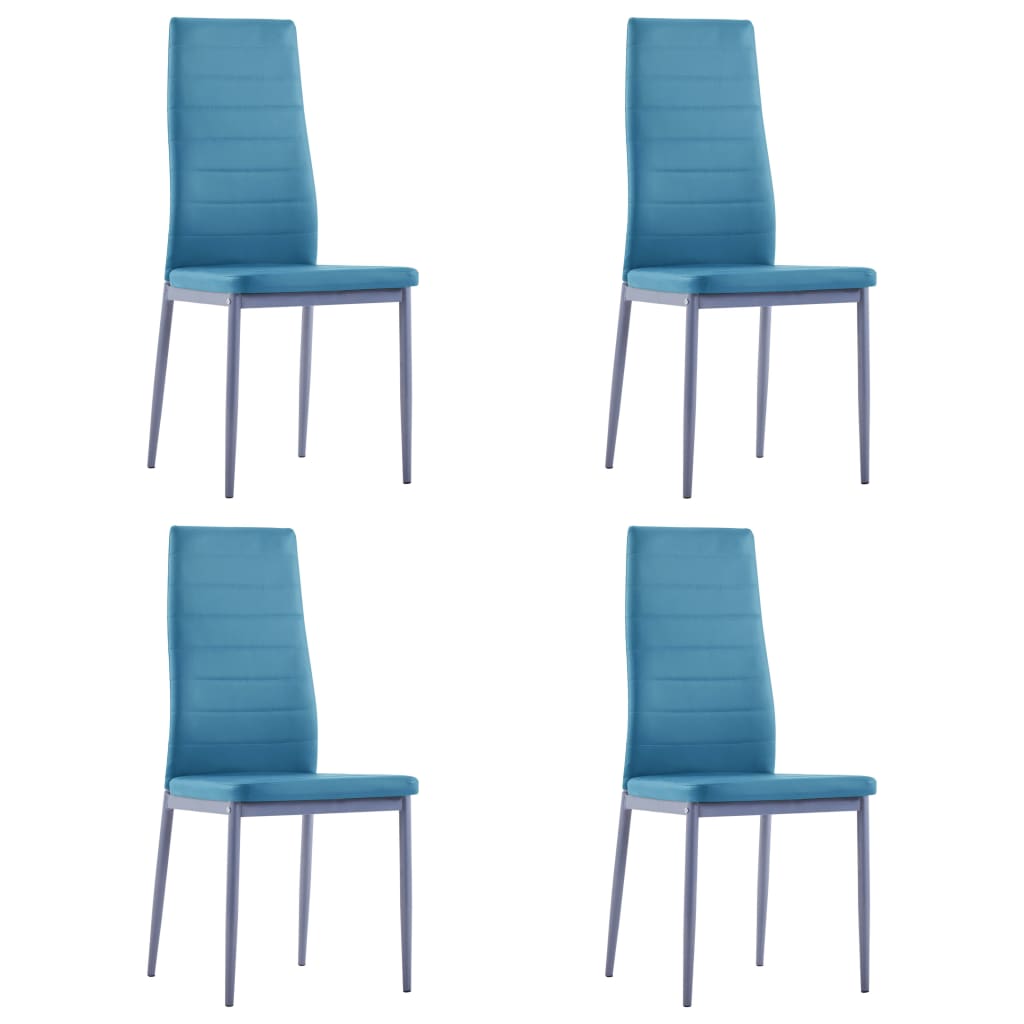 Five Piece Dining Set Blue