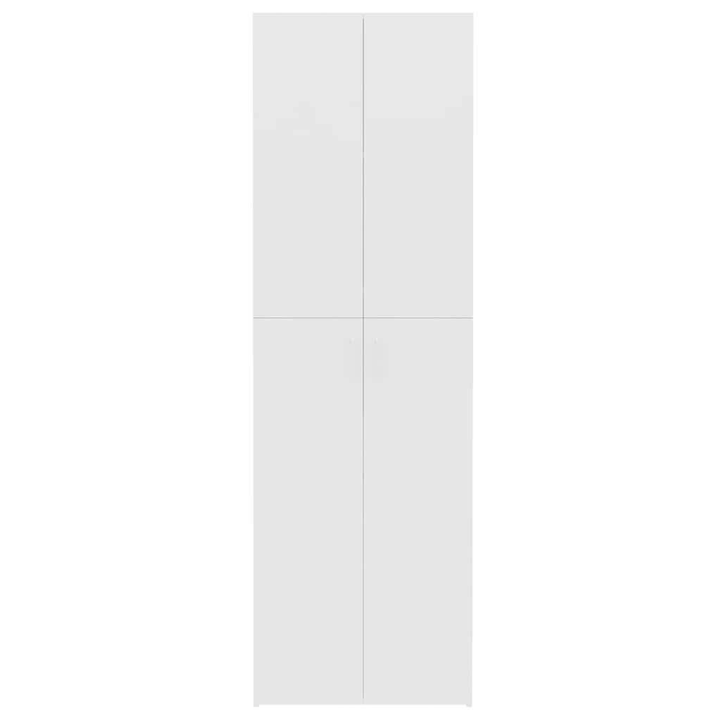 Office Cabinet White 60x32x190 cm Engineered Wood