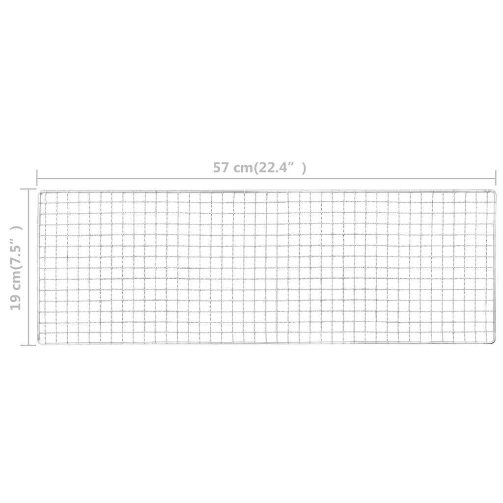 Portable Camping BBQ Grill 60x22.5x33 cm