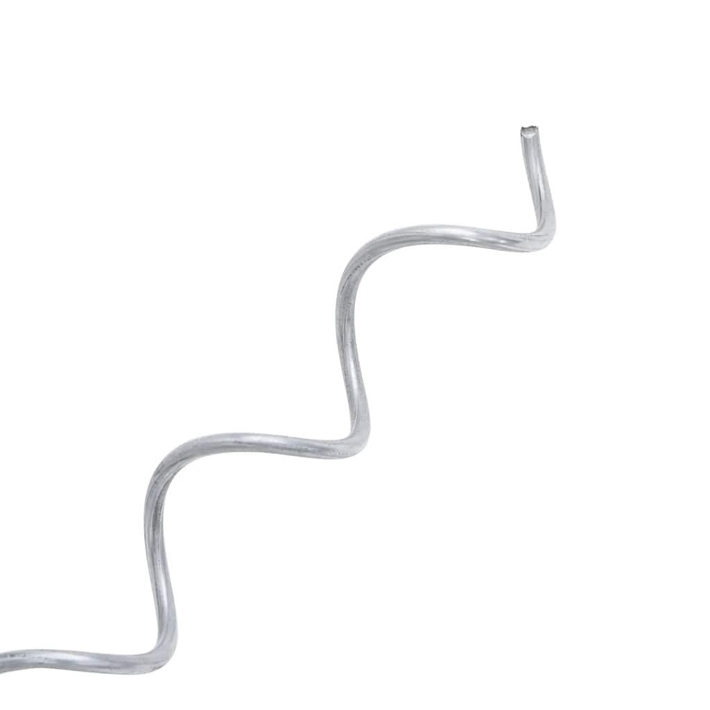 Gabion Spirals 24 pcs Galvanised Steel 100 cm