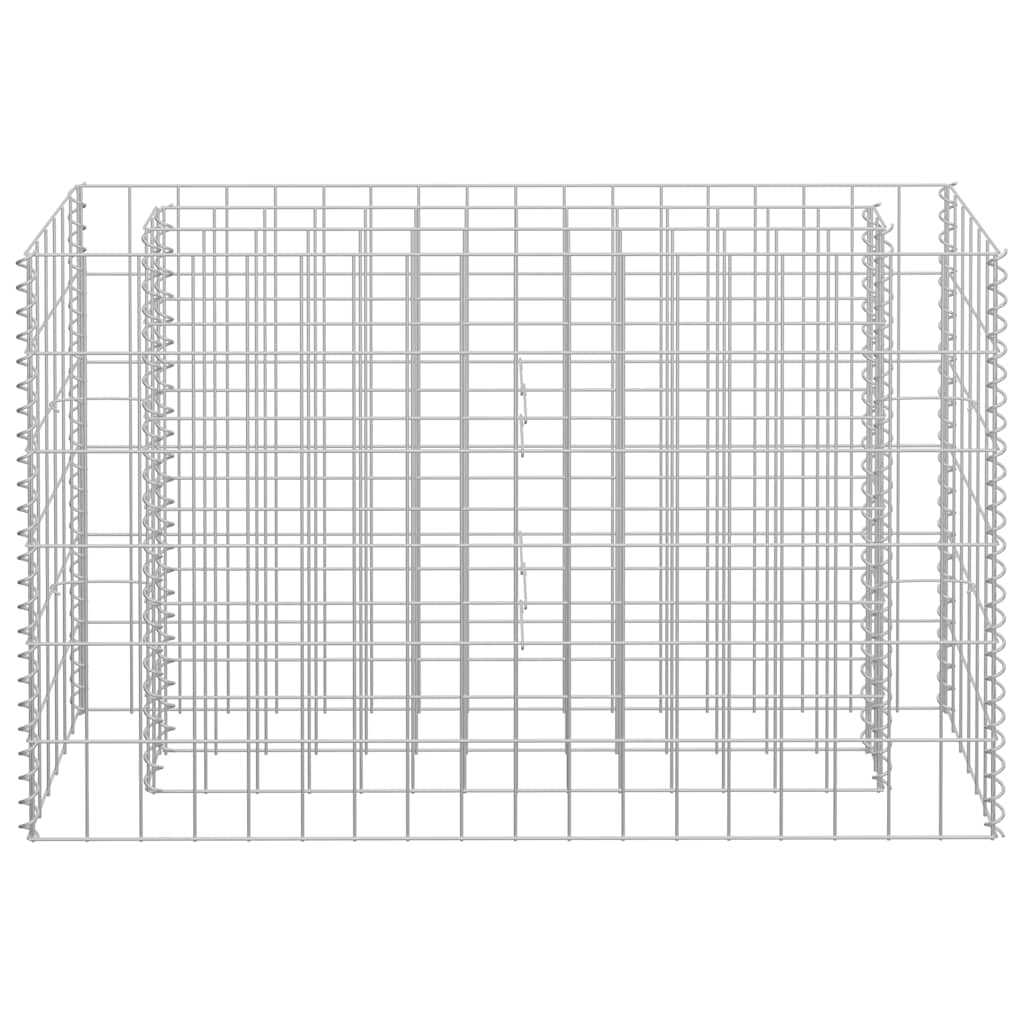 Gabion Raised Bed Galvanised Steel 90x30x60 cm