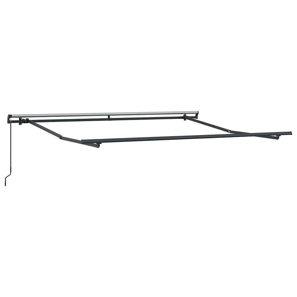 Awning Frame Manual Anthracite 3 x 2.5 m Metal