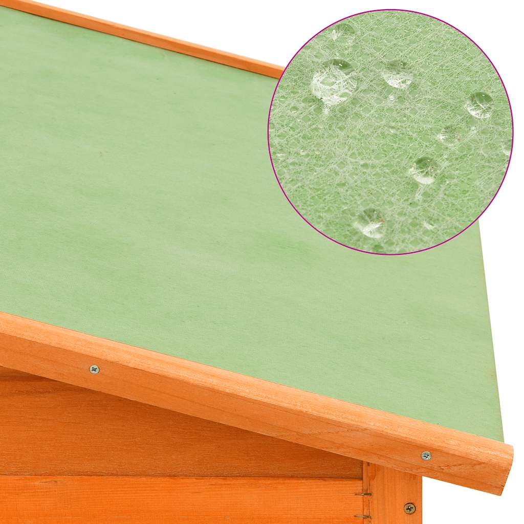 Chicken Coop with Nest Box Solid Fir Wood