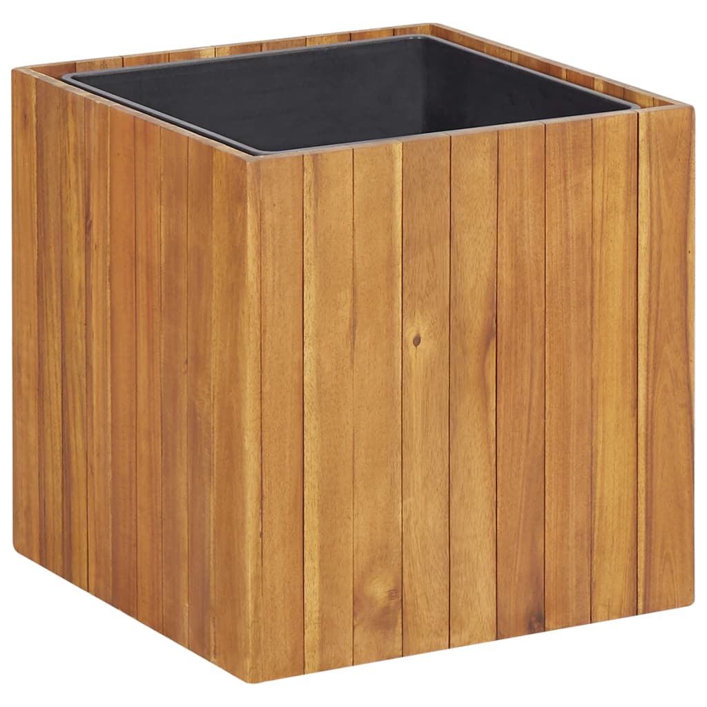 Garden Raised Bed Pot 43.5x43.5x44 cm Solid Acacia Wood