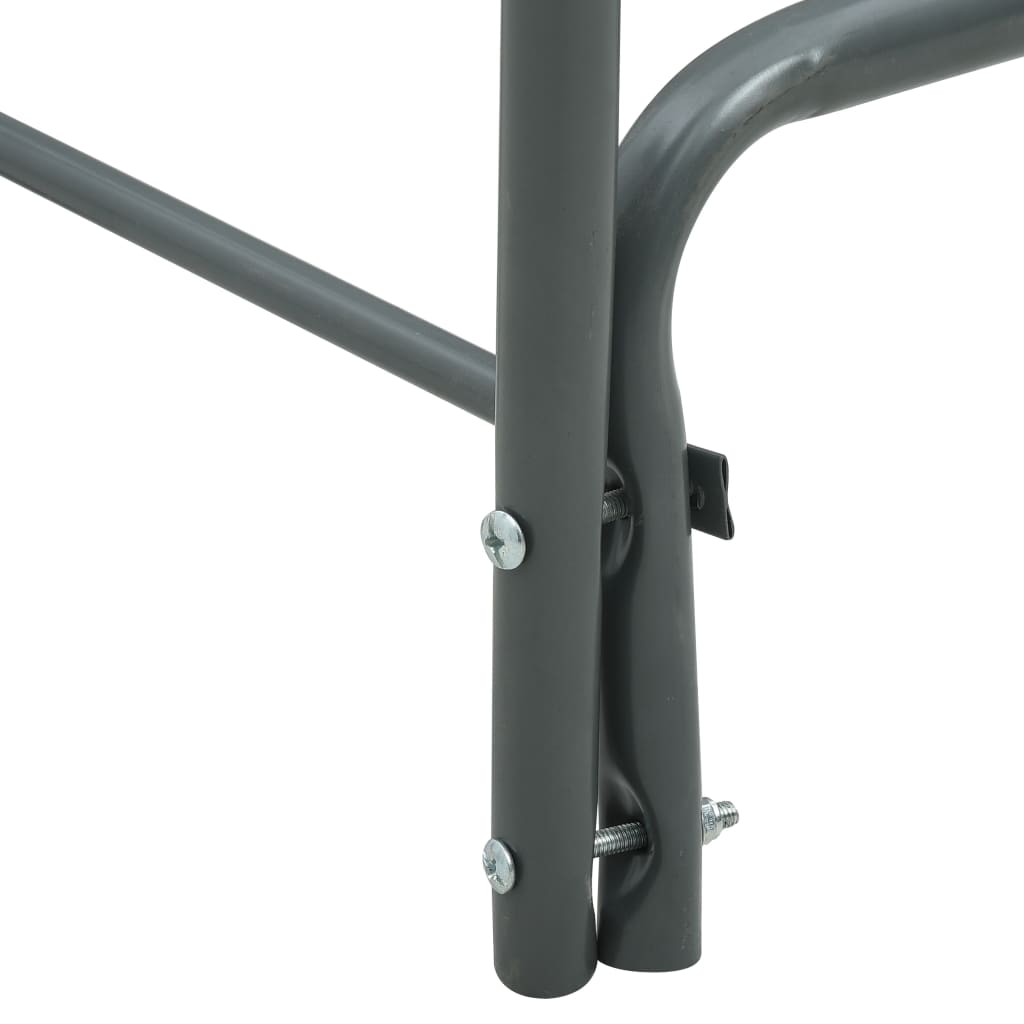 Firewood Rack Anthracite 120x35x120 cm Steel